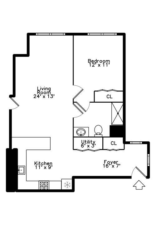 Apartment for rent at 3821 N Ashland Ave #104 Iru, Chicago, IL 60613