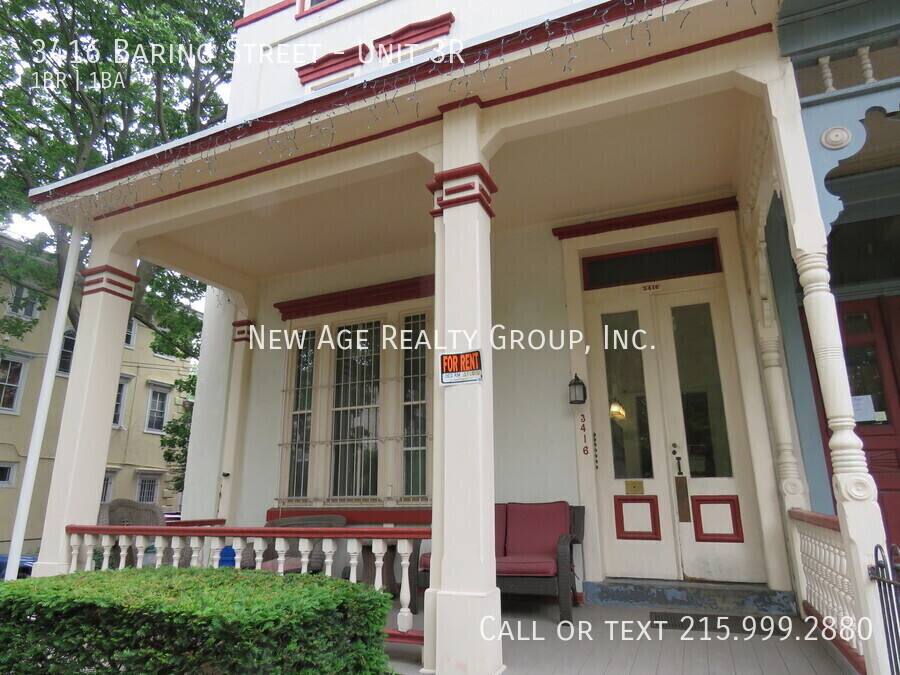 Apartment for rent at 3416 Baring St #3R, Philadelphia, PA 19104