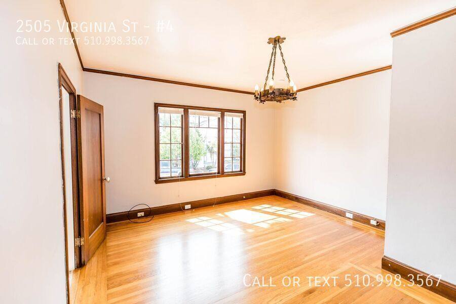 Apartment for rent at 2505 Virginia St #4, Berkeley, CA 94709
