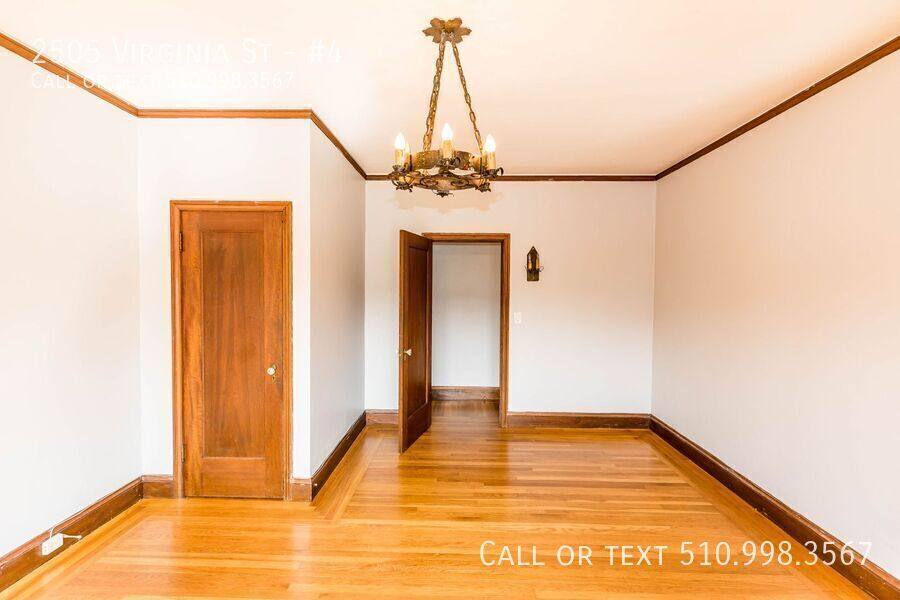 Apartment for rent at 2505 Virginia St #4, Berkeley, CA 94709