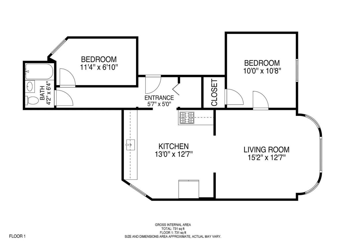 Apartment for rent at 3129-3131 W Augusta Blvd #1F, Chicago, IL 60622