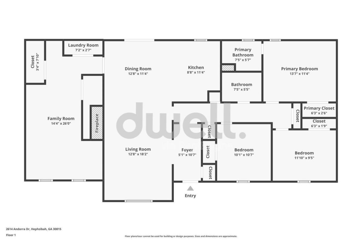 House for rent at 2614 Andorra Dr, Hephzibah, GA 30815