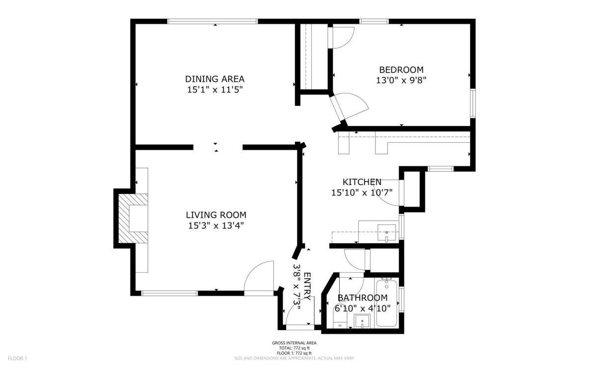 Apartment for rent at 7949-51 S St Lawrence Ave, Chicago, IL 60619