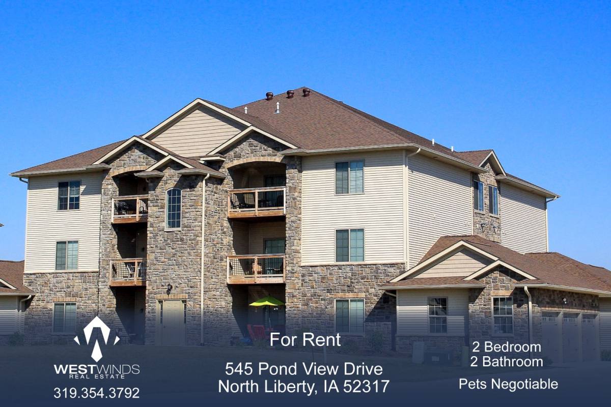 Apartment for rent at 545 Pond View Dr, North Liberty, IA 52317