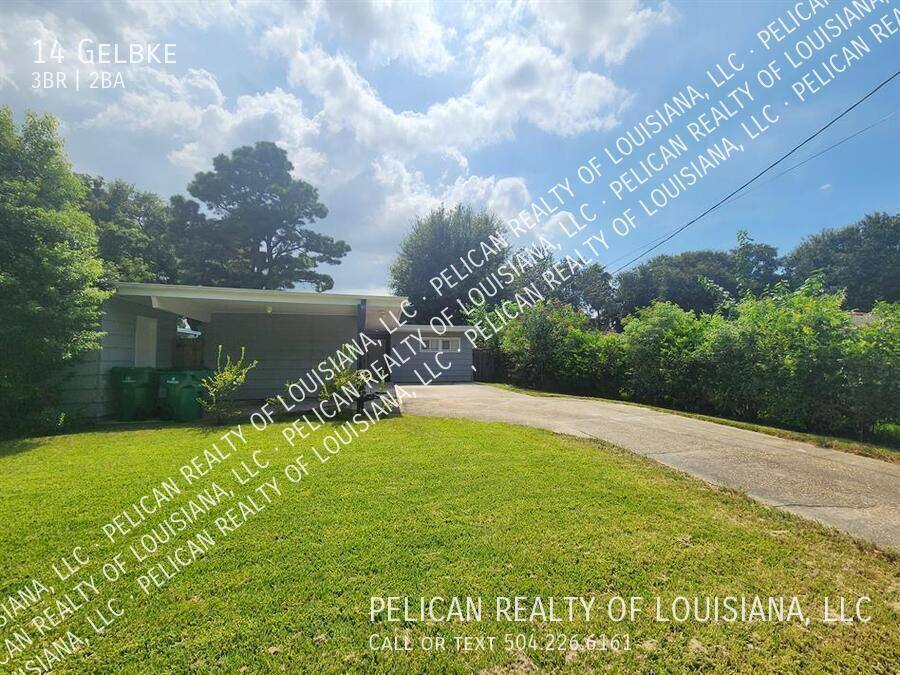 House for rent at 14 Gelbke Dr, Gretna, LA 70053
