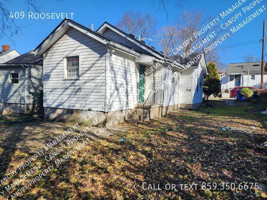 House for rent at 409 Roosevelt, Lexington, KY 40508