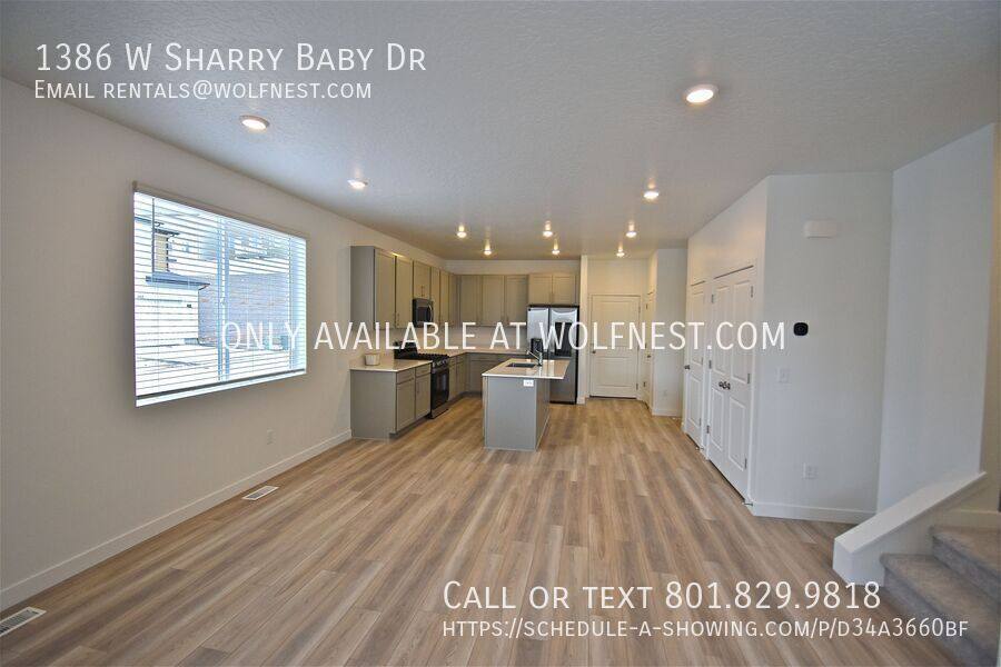 Townhouse for rent at 1386 W Sharry Baby Dr, Saratoga Springs, UT 84045