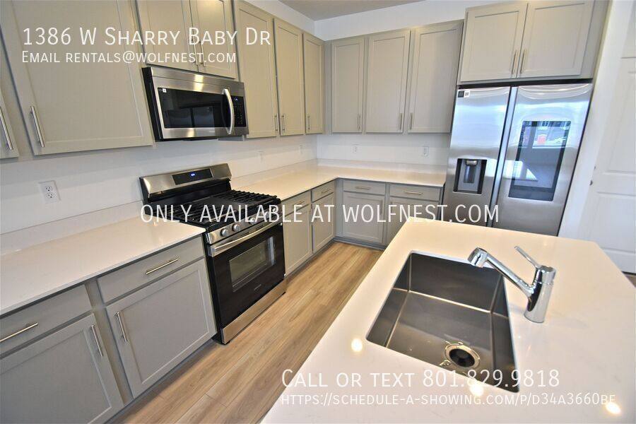 Townhouse for rent at 1386 W Sharry Baby Dr, Saratoga Springs, UT 84045