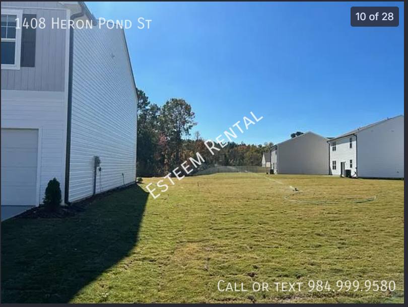 House for rent at 1408 Heron Pond St, Raleigh, NC 27604