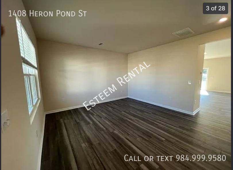 House for rent at 1408 Heron Pond St, Raleigh, NC 27604