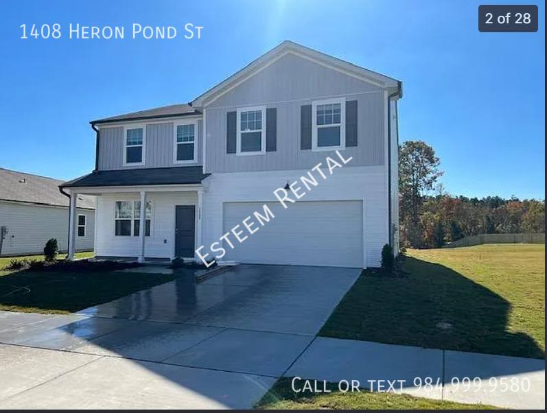 House for rent at 1408 Heron Pond St, Raleigh, NC 27604