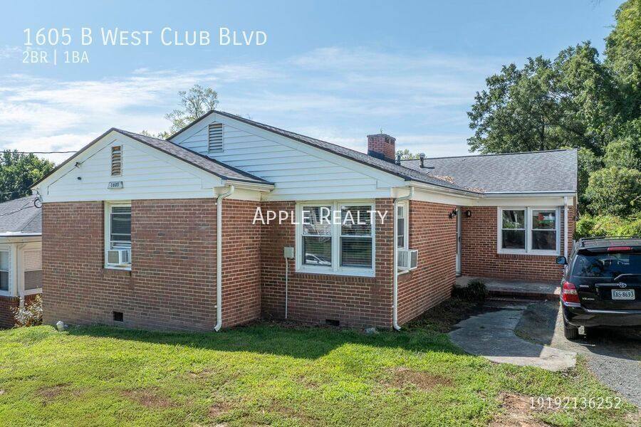 House for rent at 1605 B W Club Blvd, Durham, NC 27705
