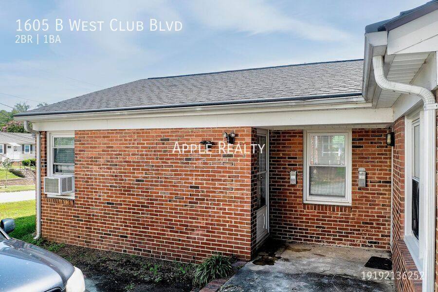 House for rent at 1605 B W Club Blvd, Durham, NC 27705