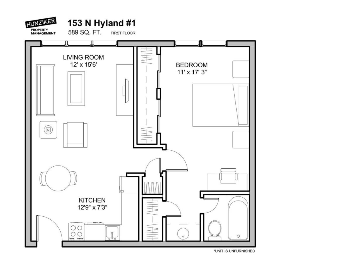 Apartment for rent at 153 N Hyland, Ames, IA 50014
