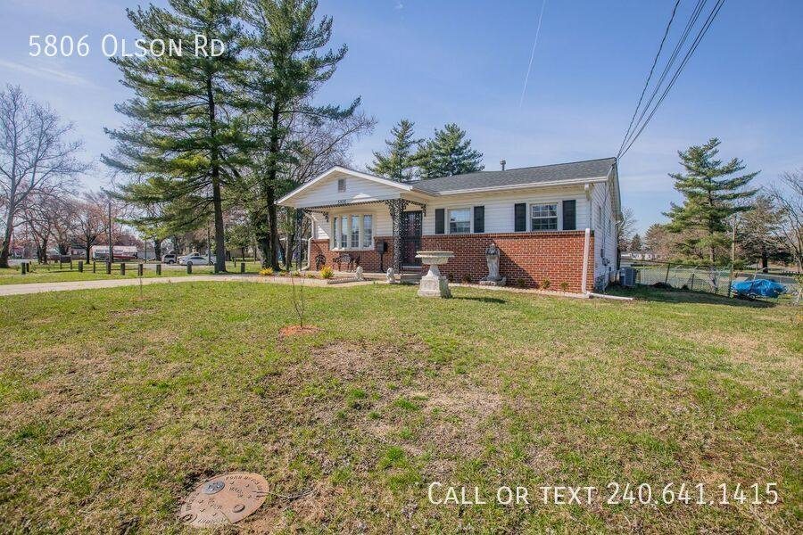 House for rent at 5806 Olson Rd, Brooklyn, MD 21225