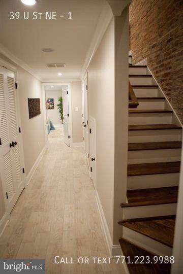 Townhouse for rent at 39 U St NE #1, Washington, DC 20002