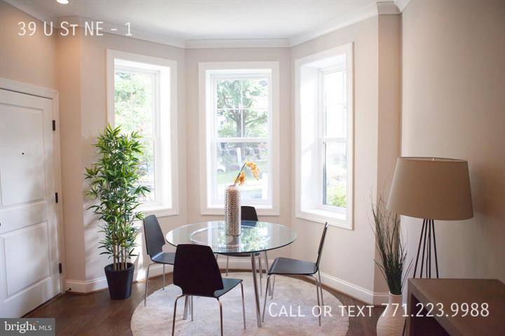Townhouse for rent at 39 U St NE #1, Washington, DC 20002