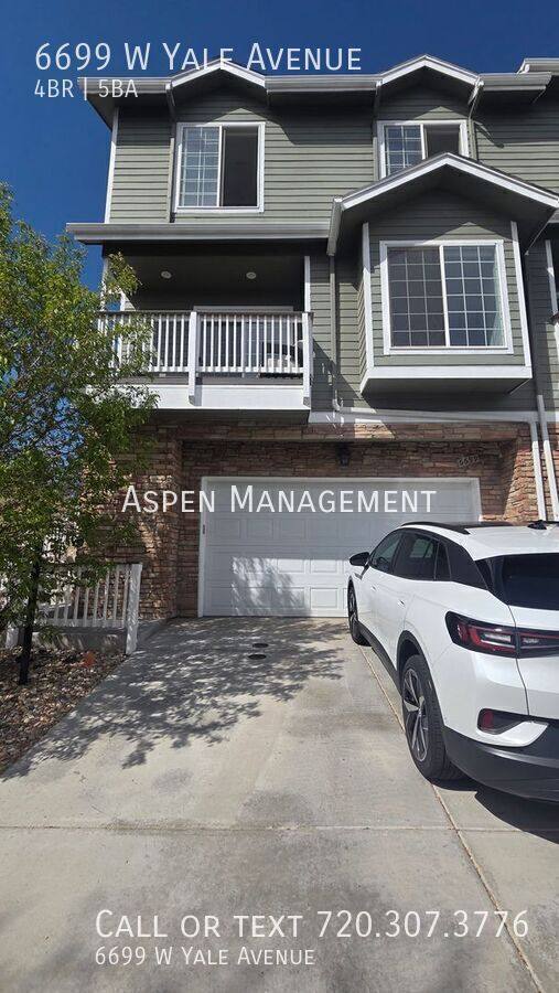 Townhouse for rent at 6699 W Yale Ave, Denver, CO 80227
