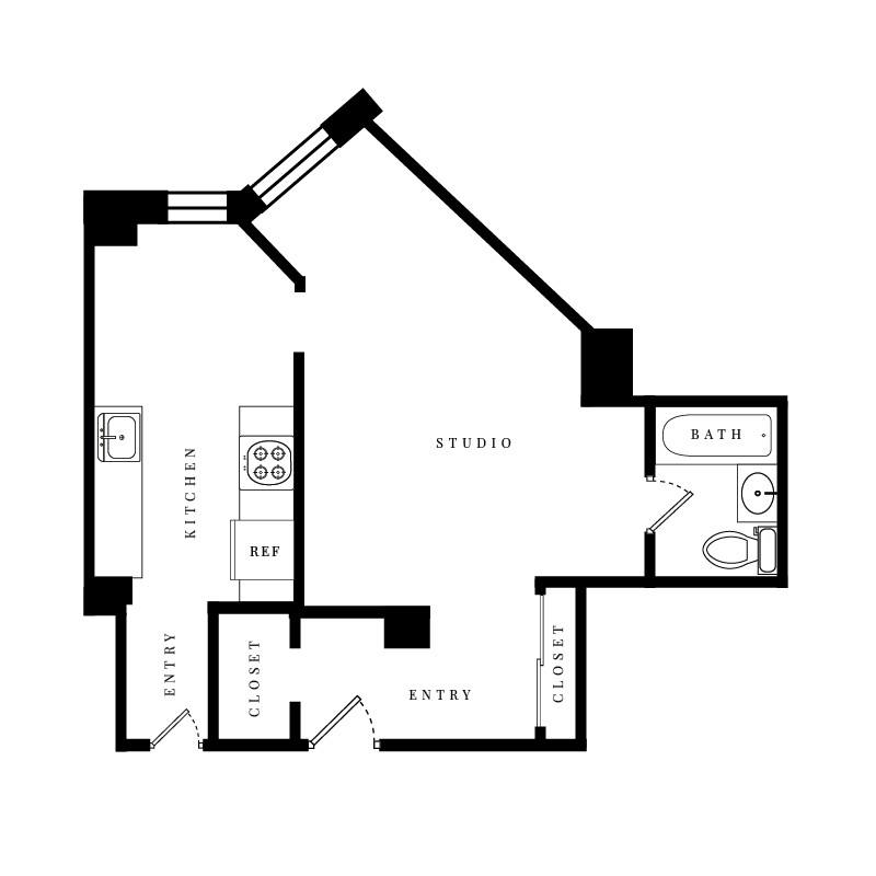 Apartment for rent at 1284 Beacon St #304, Brookline, MA 02446