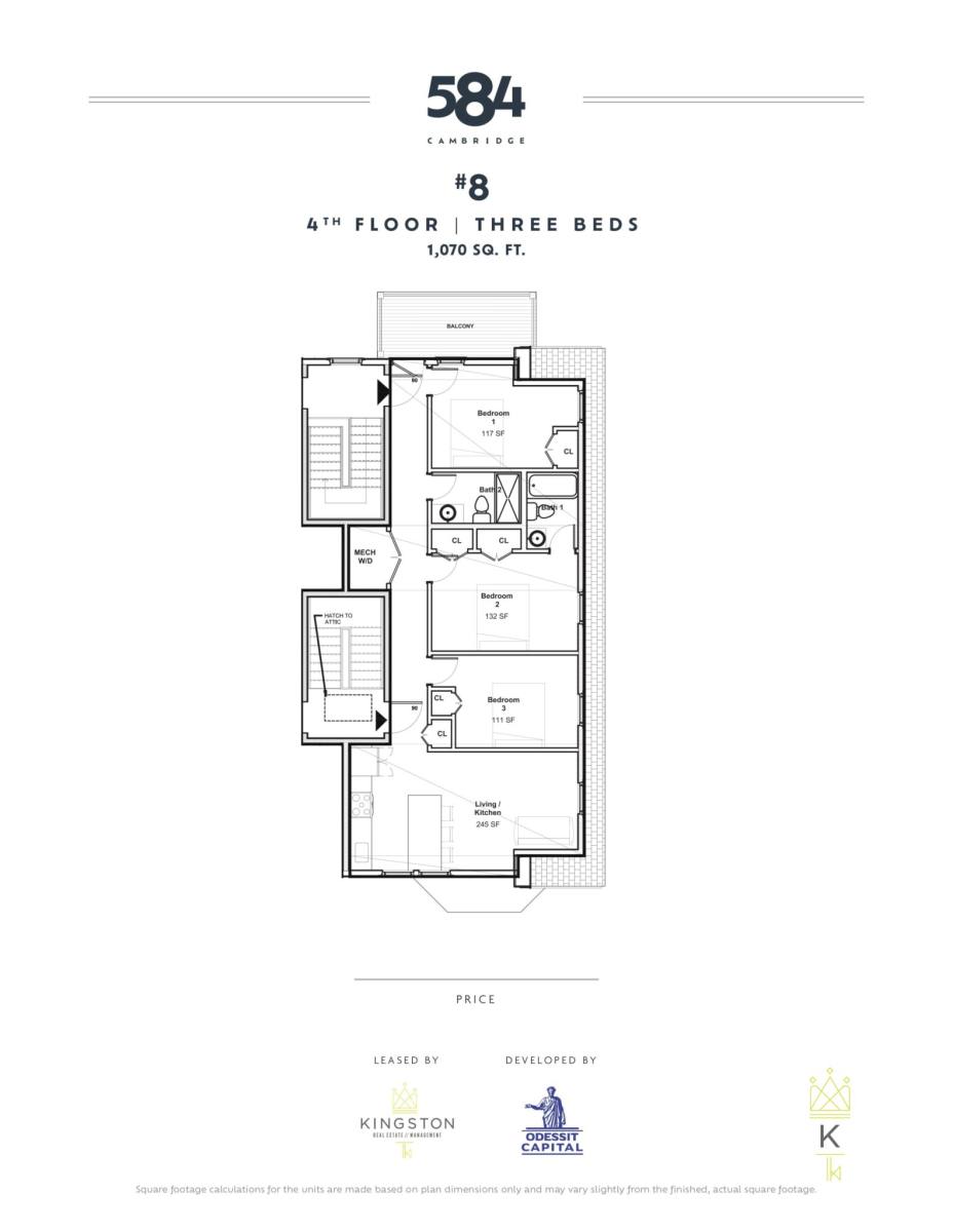 Apartment for rent at 584 Cambridge St #8, Allston, MA 02134