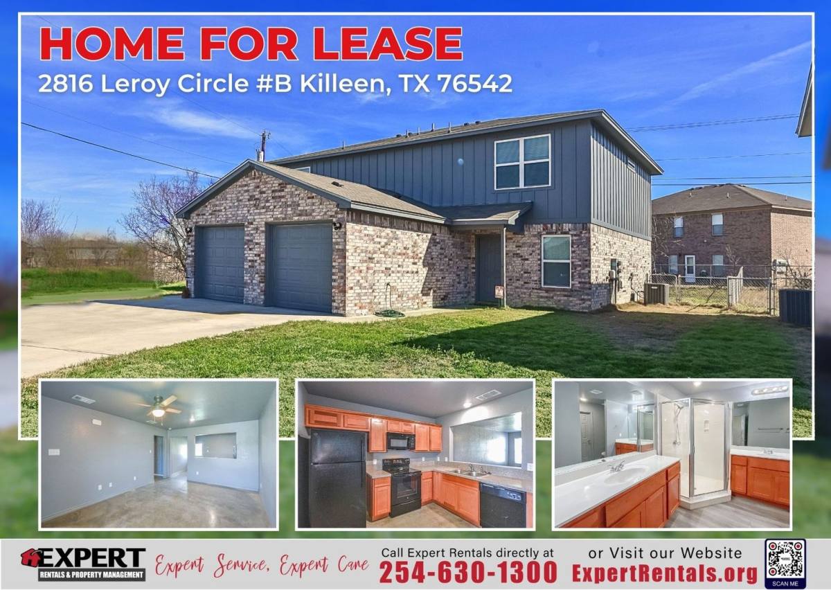 House for rent at 2816 Leroy Circle, Killeen, TX 76542
