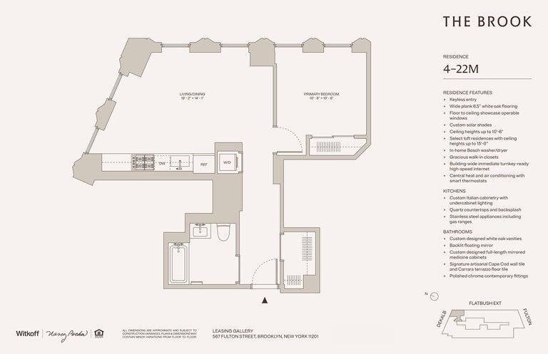 Apartment for rent at 567 Fulton St #10M, Brooklyn, NY 11201