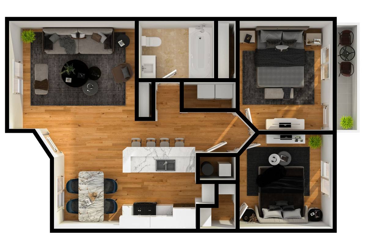 Apartment for rent at 1300-1336 Crosswinds Court, Lawrence, KS 66046