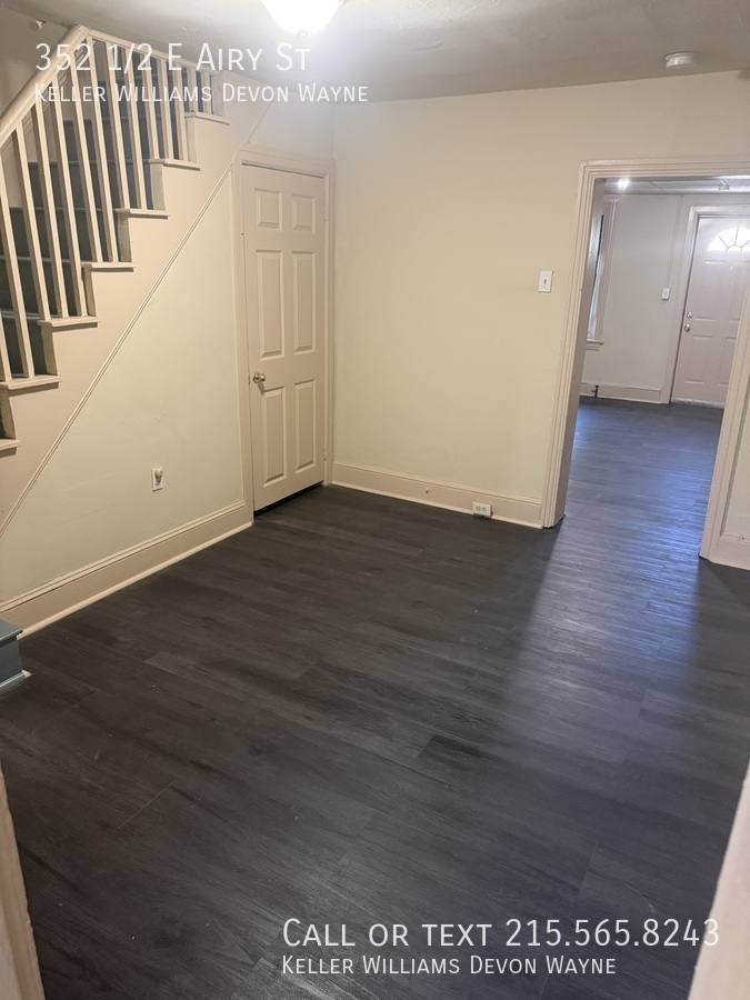 Townhouse for rent at 352 1 2 E Airy St, Norristown, PA 19401