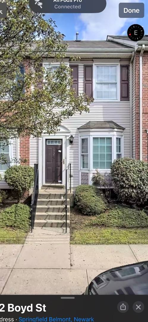 Townhouse for rent at 72 Boyd St, Newark, NJ 07103