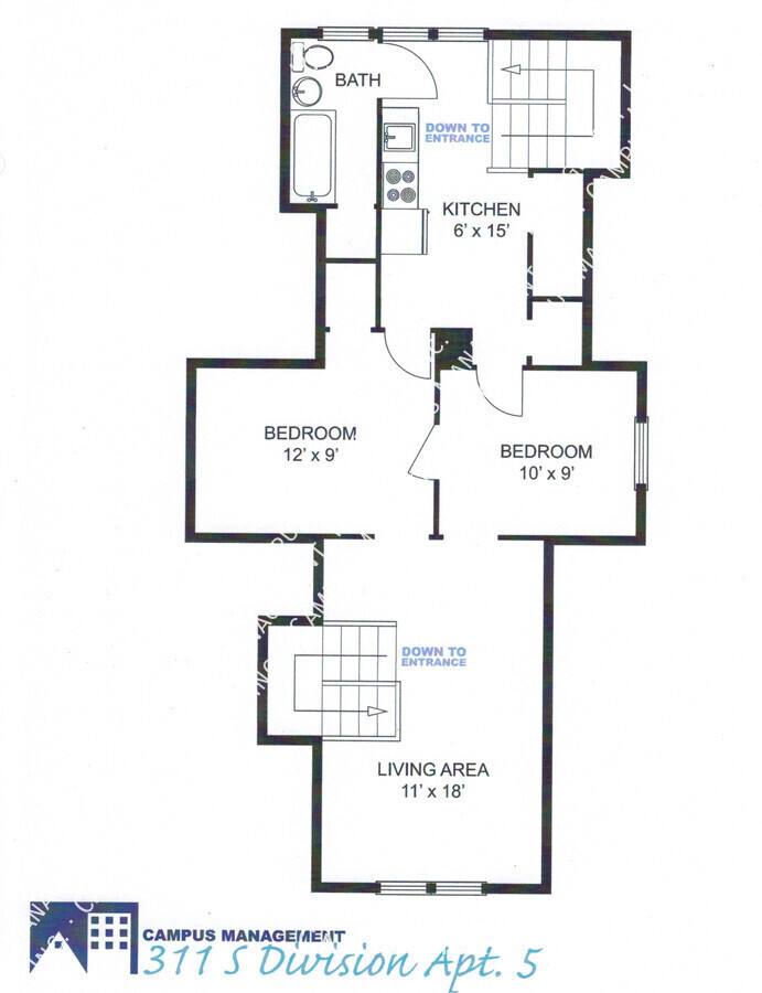 Apartment for rent at 311 S Division St #5, Ann Arbor, MI 48104