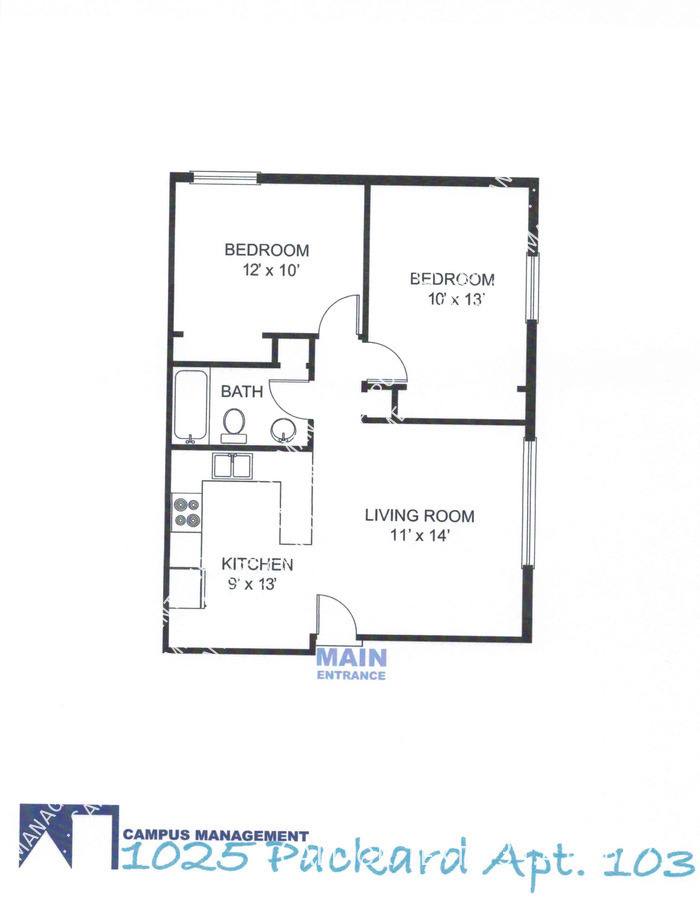 Apartment for rent at 1025 Packard St #103, Ann Arbor, MI 48104