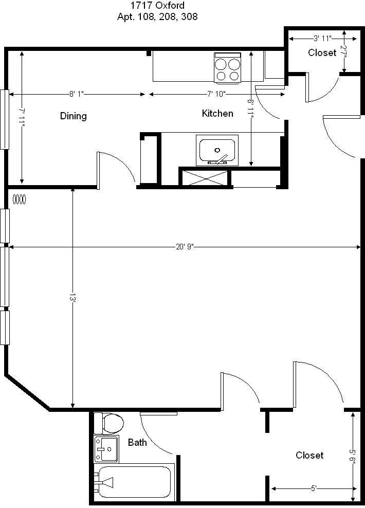 Apartment for rent at 1717 Oxford St #108, Berkeley, CA 94709