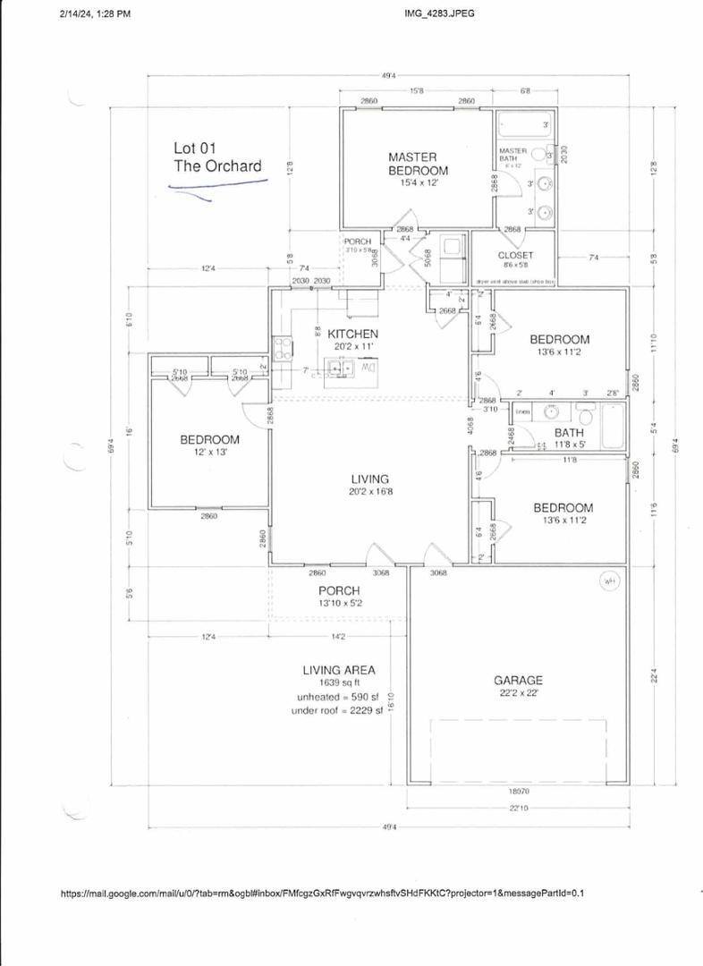 House for rent at 201 Silverthorn Dr, Brooklet, GA 30415