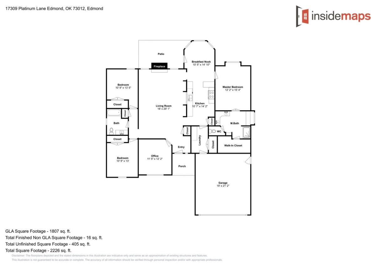 House for rent at 17309 N Platinum Lane, Edmond, OK 73012