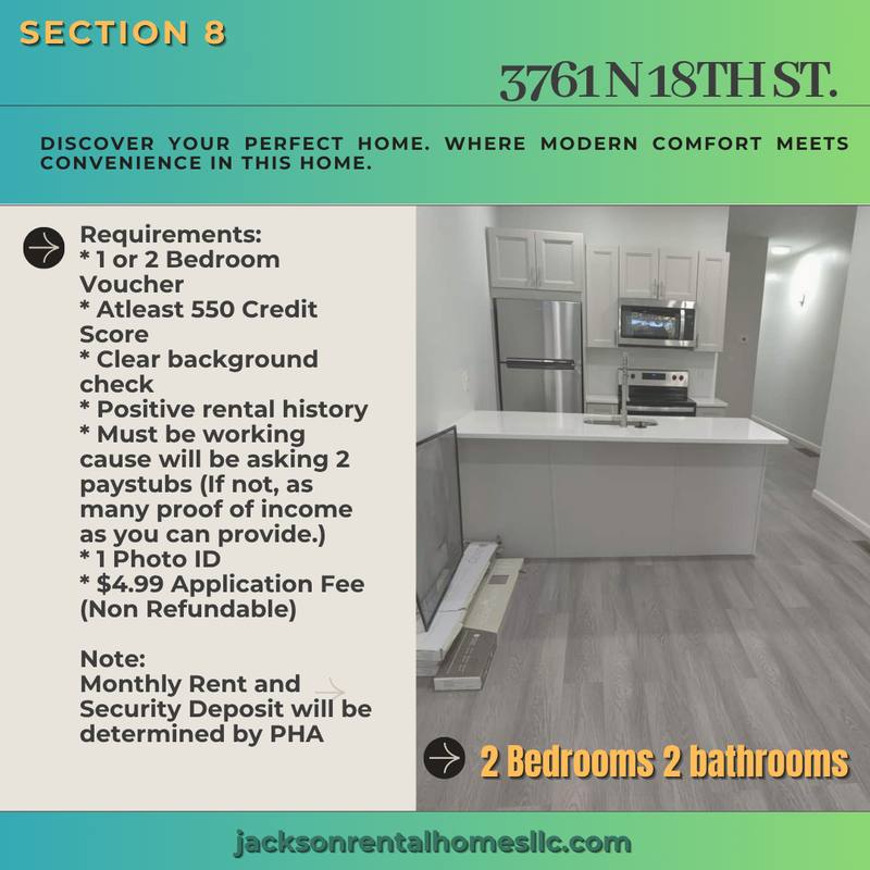 Apartment for rent at 3761 N 18th St #1, Philadelphia, PA 19140