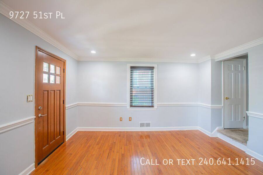 House for rent at 9727 51st Place, College Park, MD 20740