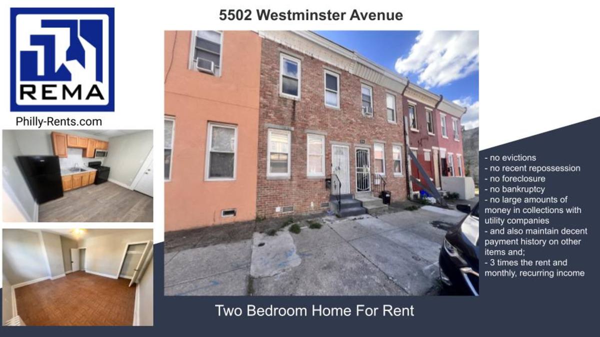 House for rent at 5502 Westminster Ave, Philadelphia, PA 19131