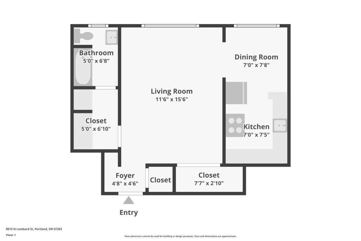 Apartment for rent at 8015 N Lombard St, Portland, OR 97203
