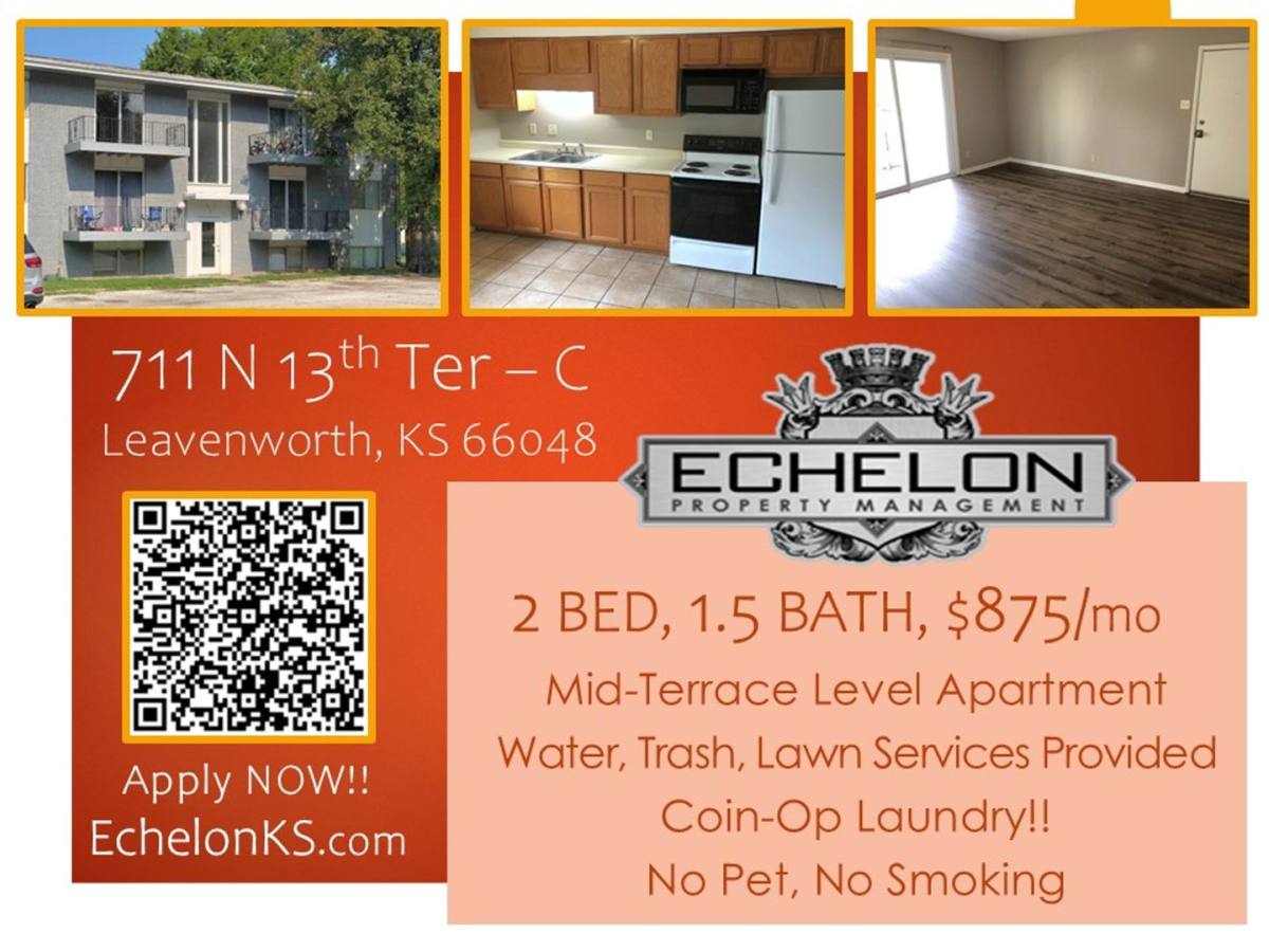 Apartment for rent at 711 N 13th Terrace, Leavenworth, KS 66048
