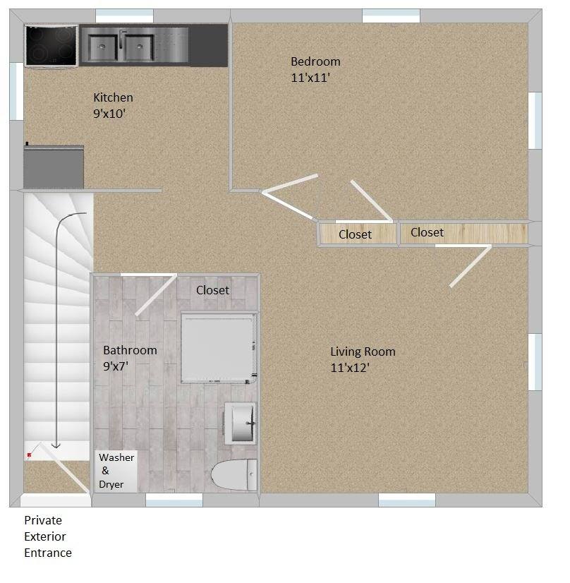Apartment for rent at 1236 Maple Ave #B, Halethorpe, MD 21227