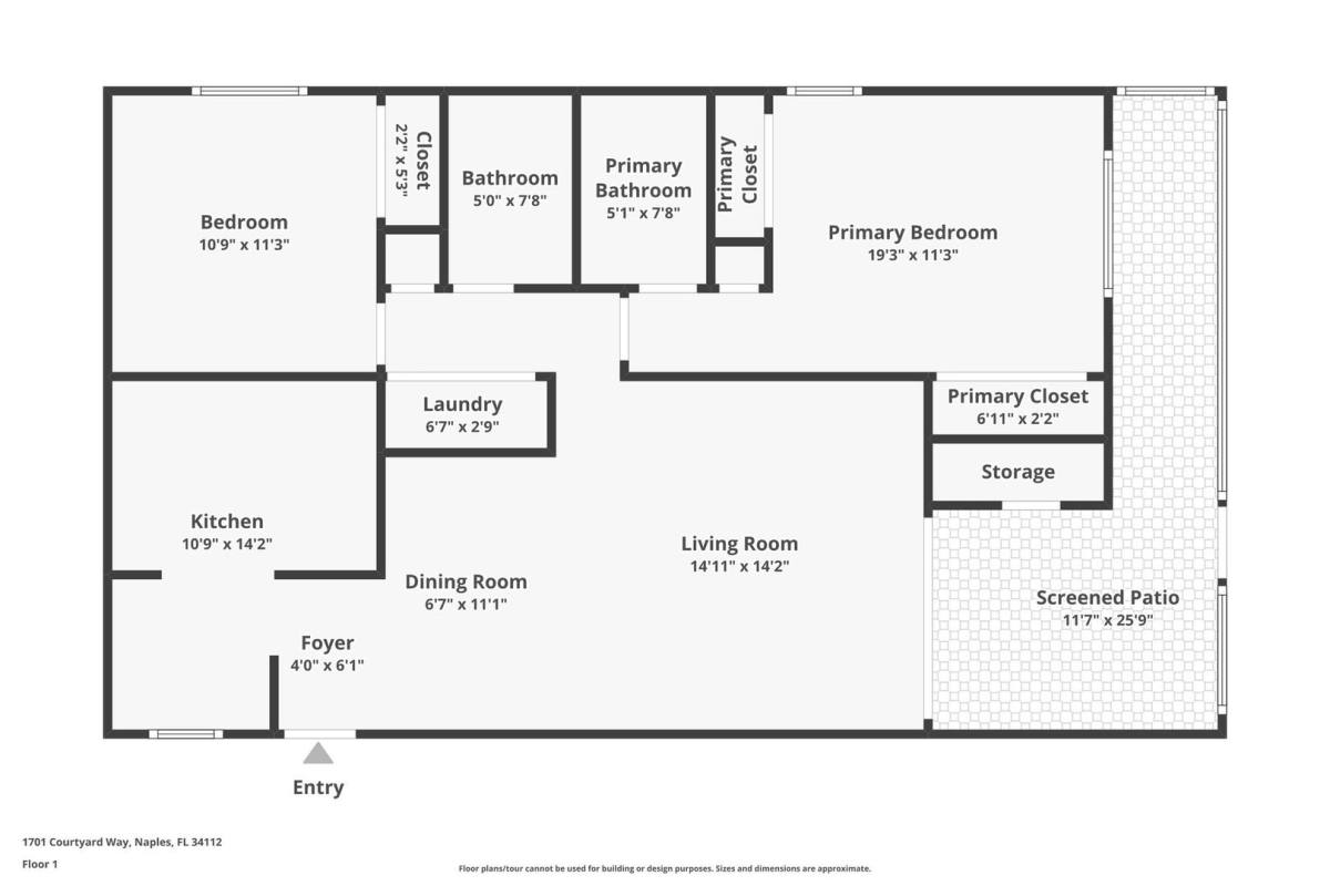 Condo for rent at 1701 Courtyard Way #105, Naples, FL 34112