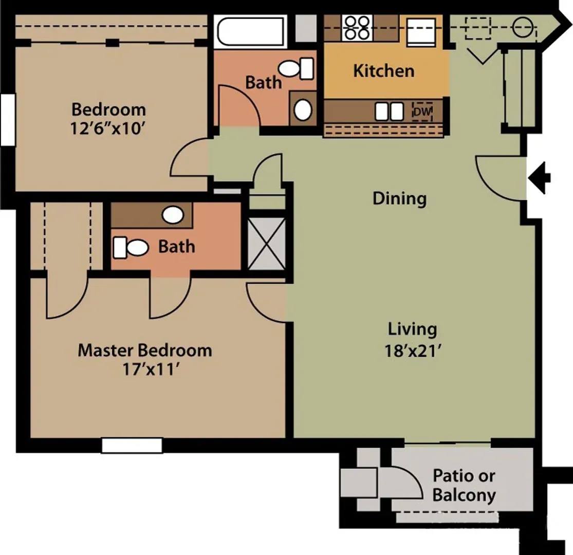 Apartment for rent at 17465 River Birch Dr, Brookfield, WI 53045