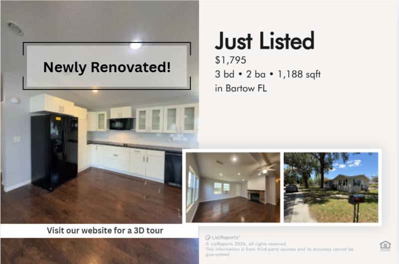 House for rent at 990 E Bay St, Bartow, FL 33830