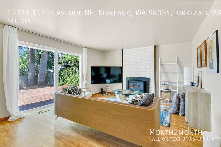 House for rent at 13711 117th Ave NE, Kirkland, WA 98034