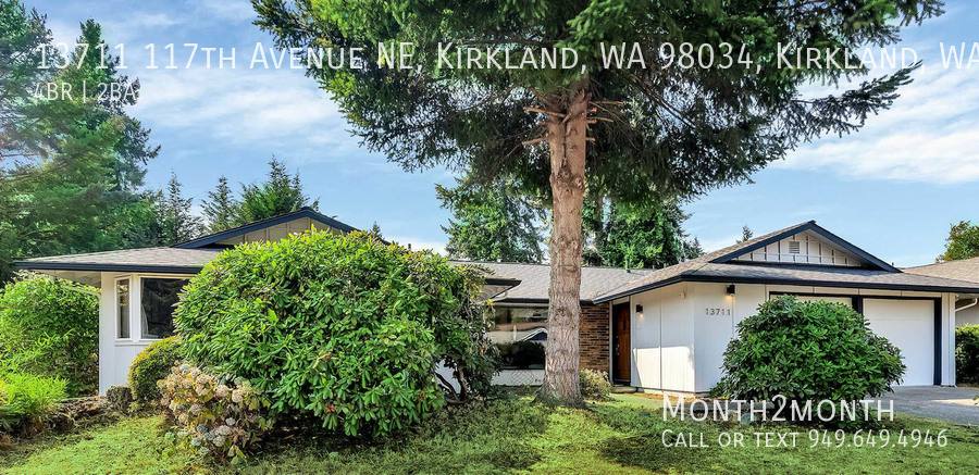 House for rent at 13711 117th Ave NE, Kirkland, WA 98034