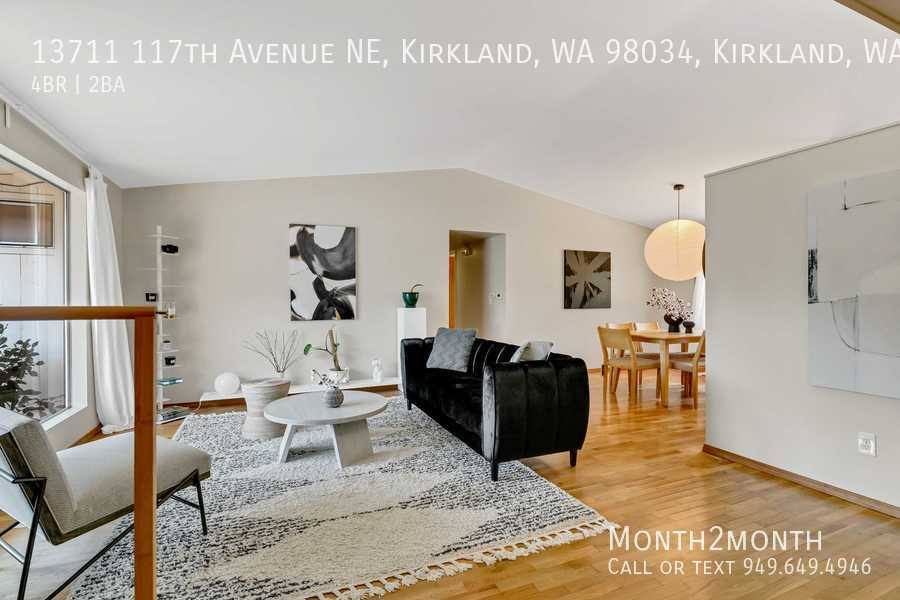House for rent at 13711 117th Ave NE, Kirkland, WA 98034