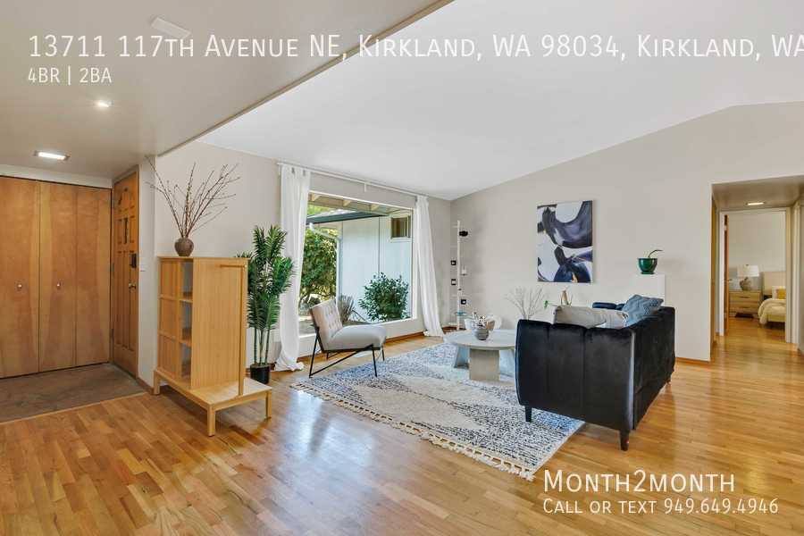 House for rent at 13711 117th Ave NE, Kirkland, WA 98034