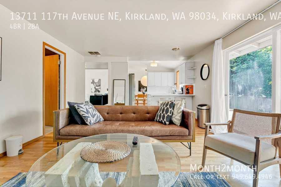 House for rent at 13711 117th Ave NE, Kirkland, WA 98034