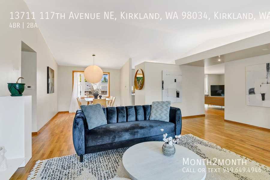 House for rent at 13711 117th Ave NE, Kirkland, WA 98034