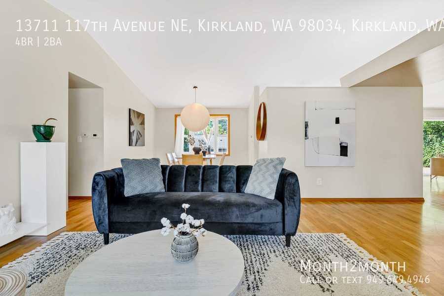 House for rent at 13711 117th Ave NE, Kirkland, WA 98034